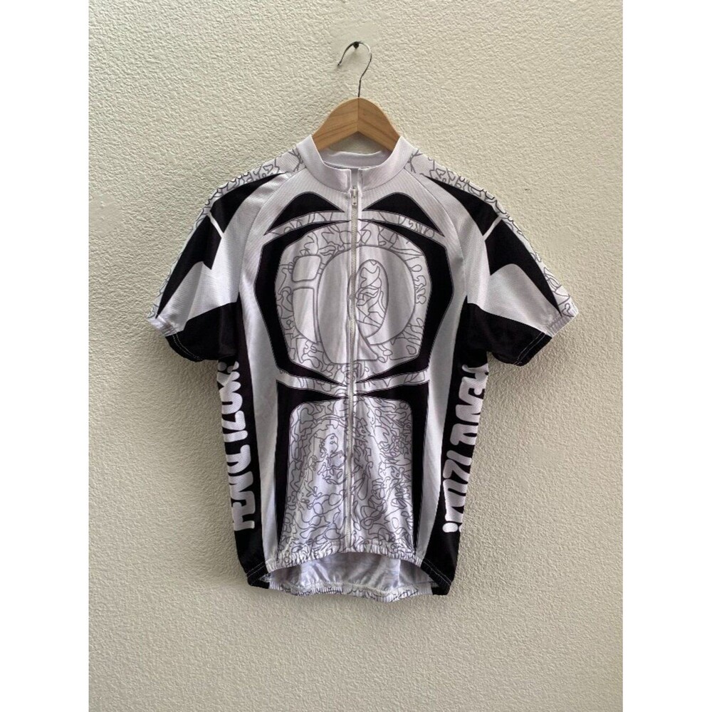 Vintage Pearl Izumi Jersey Men's Large Biking Cycling 100% Polyester Full Zip